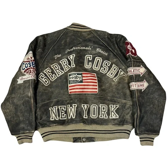 Vintage | Jackets & Coats | Vintage 9s Leather Gerry Cosby Nyc  